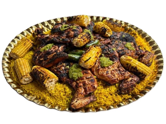 5 Charcoal Grilled Whole Chicken Meal.